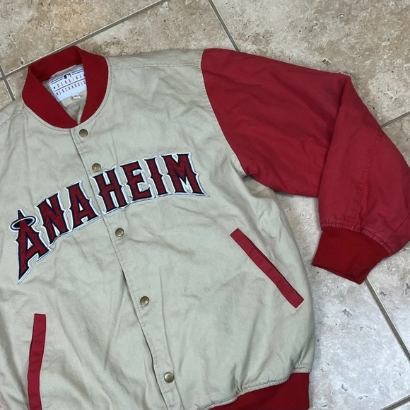 Anaheim Angels Rare Jacket 2000s World Series Disney Era Men